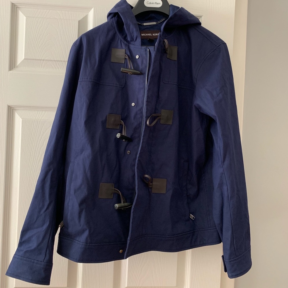 Michael Kors Men’s Navy Blue Rain Coat